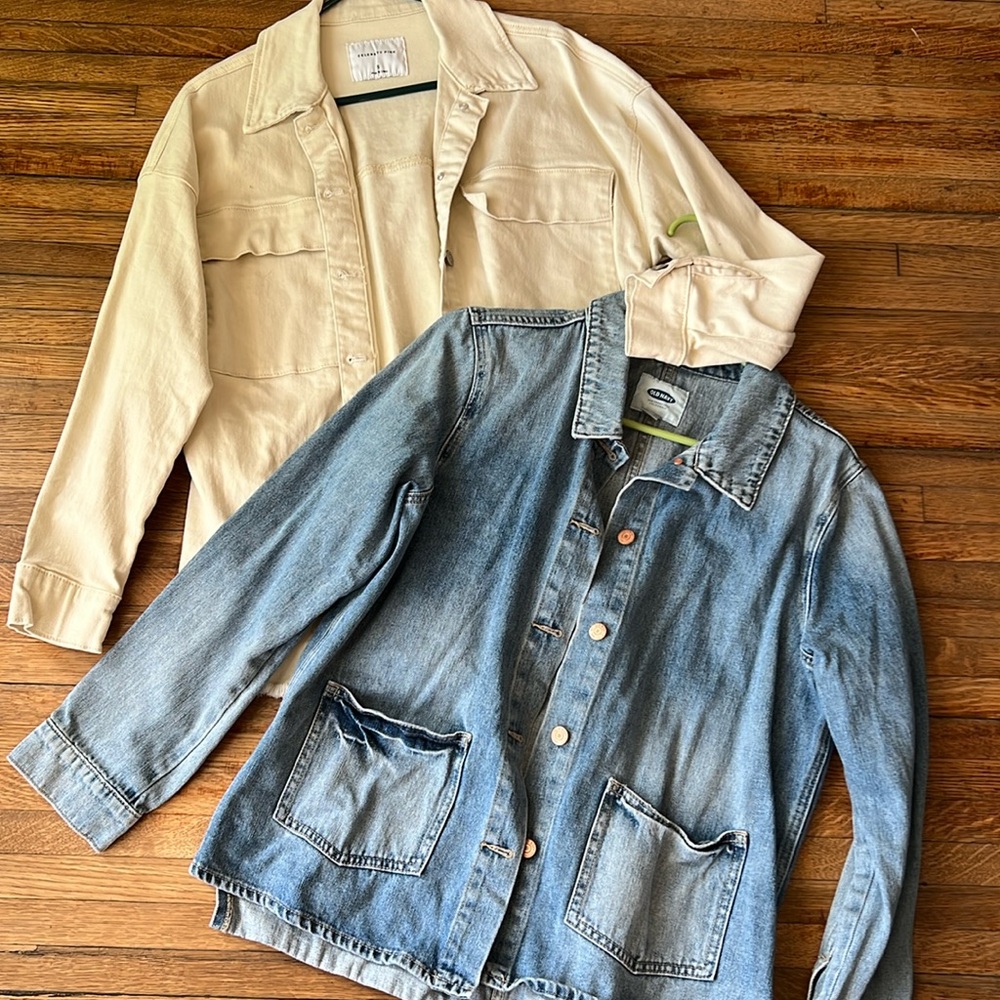 2 denim jackets